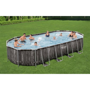 Bestway ovalni bazen sa čeličnom konstrukcijom Power Steel 610x366x122cm-1